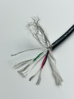 Câble de commande blindé multiconducteur torsadé 2, 4, 6, 8, 10 conducteurs, conducteur en cuivre 24 AWG 300/500V, vendu directement d'usine