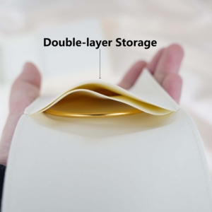 Pochette en daim de luxe avec logo personnalisé en relief pour l'emballage de bijoux, sac à bijoux écologique pour le rangement en voyage, pochette à bijoux - Product Image 5