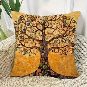 جودة عالية غطاء وسادة أفريقيا نمط بدائي 45*45 سم شجرة الحياة مربع أريكة فندق الديكور - Product Image 3