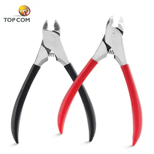 Stainless steel straight edge toe cuticle nail cutter