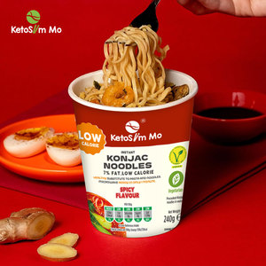 Keto cibi all'ingrosso istantanea tazza di pollo spaghetti istantanei Pasta Ramen - Product Image 1