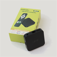 TV Box Android 10 ATV Allwinner H313 Quad Core 4K 2024 Económico con Control Remoto por Voz BT 2G 16G