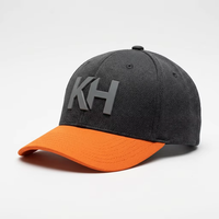 Gorra Raiders con Logotipo de Silicona en Relieve, Estilo Tecnológico de Dos Tonos, Gorras Deportivas de Béisbol
