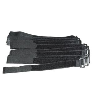 Attaches-câbles réglables écologiques de 12 pouces avec logo imprimé, organisateur, sangle auto-agrippante, boucle en plastique pour accessoires de ski - Product Image 1