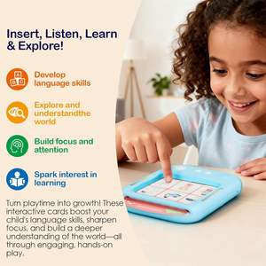 Tableta de Aprendizaje Interactiva para Niños con 30 Tarjetas de Memoria para Alfabeto, Fonética, Palabras, Música y Preguntas, el Mejor Juguete Educativo - Product Image 3