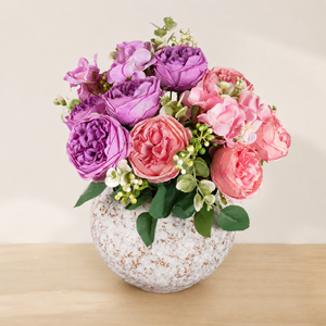 Flores Artificiales Directas de Fábrica, Rosa Austin de Tacto Real, Tallo Largo, Decoración Floral - Product Image 2