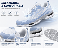 Chaussures de sport décontractées pour hommes, respirantes, légères, chaussures de marche, chaussures de course tendance