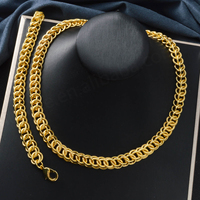 Ensemble de bijoux pour femmes de luxe de Dubaï, plaqué or 18 carats, alliage de cuivre, pierres naturelles, certifié GDTC, haute qualité, chaîne en cuivre vintage