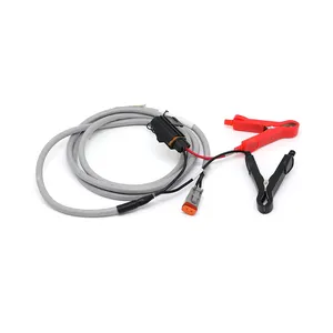 factory high voltage battery charging wire harness power cable assembly with fuse holder and alligator clip for electric car