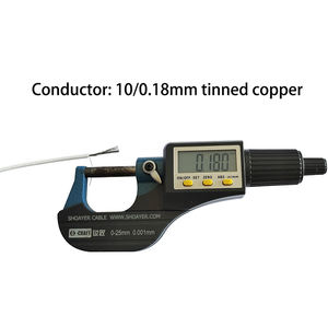 SY SiAF 0.25mm2 <span class=keywords><strong>casque</strong></span> haute température résistant à la chaleur <span class=keywords><strong>fil</strong></span> tressé en fibre de verre enduit de silicone - Product Image 2