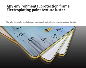 Venta caliente reloj de lujo <span class=keywords><strong>pintura</strong></span> de porcelana de cristal impermeable y antiincrustante Reloj de pared <span class=keywords><strong>pintura</strong></span> decorativa moderna - Product Image 2