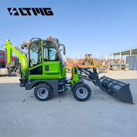 Miniescavatore LTMG 4x4 con Motore EPA Tier 4 Euro V da 37KW, Retroescavatore Compatto per Agricoltura e Costruzioni