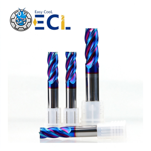 Fresa de extremo cuadrado de carburo de tungsteno con recubrimiento de TiAlN de 4 filos Easy Cool con hélice de 35° para centros de mecanizado CNC - Product Image 3