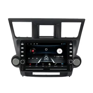 MEKEDE-D Android 9 4Core 1+16G Car Audio Video DVD Player for Toyota Highlander 2009 2010 2011 2012 WIFI GPS Radio Stereo BT 4G