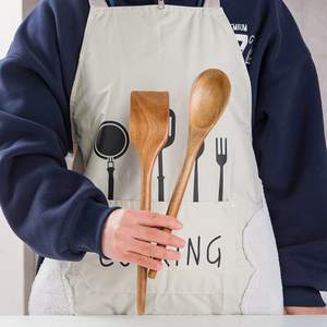 أدوات طهي خشبية راقية للمطبخ، مجموعة من 5 قطع، طقم أدوات مطبخ من خشب الأكاسيا مقاس 12 بوصة - Product Image 4