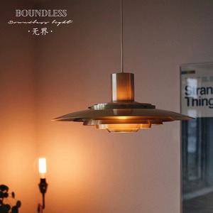 Danish Creative Minimalist Pendant <b>Light</b> TRADIDION Bauhaus UFO Lamp for <b>Dining</b> Room Study Bar Designer <b>Dining</b> Table Middle Sized - Product Image 3