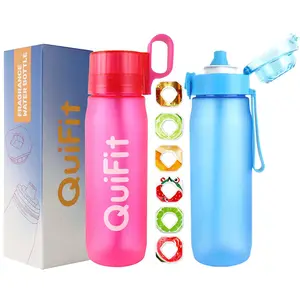 Schlussverkauf 750 ml neue neue Aromas-Luftduft Fruchtgeschmack BPA-freie Tritan-Kunststoff-Trink-Wasserflaschen mit Geschmacks-Pods