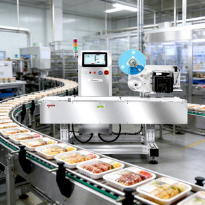 Machine d'étiquetage alimentaire automatique de bureau, idéale pour les petites entreprises alimentaires, facile à utiliser, certifiée ISO - Product Image 1