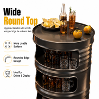 Étagère de présentation noire avec rangement pour bouteilles en verre, fournie par le fabricant, pour café, bar, magasin de détail, projet commercial, mobilier