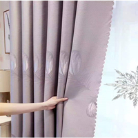 Diamant cachemire 4 jacquard plumes salon chambre balcon rideaux occultants sur mesure rideau