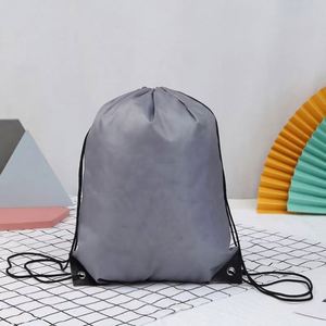 กระเป๋าเป้สะพายหลังแบบเชือกผูก โพลีเอสเตอร์ ราคาประหยัด สำหรับกีฬาและออกกำลังกาย - Product Image 3