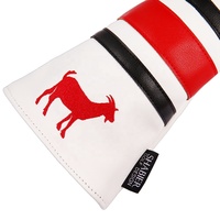 Couverture de Golf en cuir PU avec chiffres de chèvre 23 appliques, couverture couvre-tête en bois, Club de Golf, fée, livraison directe