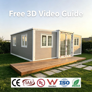 Casa Prefabricada Expandible <span class=keywords><strong>de</strong></span> 20 y 40 Pies, Dos Dormitorios, en Venta, Casa Portátil Tipo Granny Flat - Product Image 1