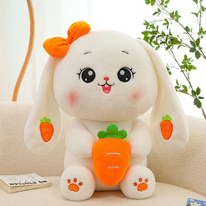 Usine En Gros Mignon Carotte Lapin En <span class=keywords><strong>Peluche</strong></span> Animal Jouets Grand Lapin Mignon En <span class=keywords><strong>Peluche</strong></span> Jouets À La Mode Peluches pour Enfants Bas quantité minimale de commande - Product Image 4