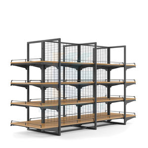 Las góndolas Modernas de equipos de supermercado: Metal góndola - Product Image 1