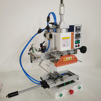 Presse à gaufrer avec logo de grande taille personnalisée Machine à timbrer à chaud en feuille d'or pour bouteille d'emballage cosmétique cylindrique