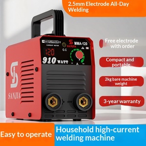เครื่องเชื่อมไฟฟ้าแบบพกพาขนาดเล็ก 220V พร้อมหน้าจอดิจิตอล เครื่องเชื่อมอาร์ค MMA - Product Image 3