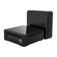 Mini PC tipo C RJ45 3xHD con salida de tamaño pequeño SSD DDR4 Win11 para monitor de juego, Intel N95, 8G + 2025G, 256G,