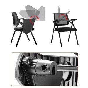 Chaise pliante moderne en métal Outstar avec tablette d'écriture pour réunions, formations et conférences, idéale pour la maison, le bureau et les écoles - Product Image 5