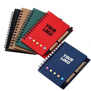 YS274 Wholesale <b>Notebook</b> Promotional Business <b>Notebook</b> Promotional Spiral <b>Notebook</b> With Pen Holder - Product Image 1