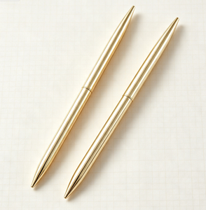 Elegant Slim Rot‑out Metal Ballpoint Pen Smooth Writing Custom Mark Pen for Hotel Reception Business Promotion Wholesale - Product Image 1