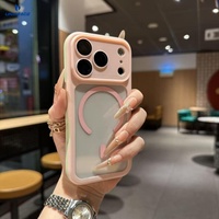 Casing iPhone 17 Pro Estetis Tpu Pengisian Daya Nirkabel Transparan Magnetik