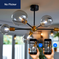 Ampoules LED en verre transparent P45 E14 6,5W pour le marché européen, vente en gros OEM, pour lustres décoratifs