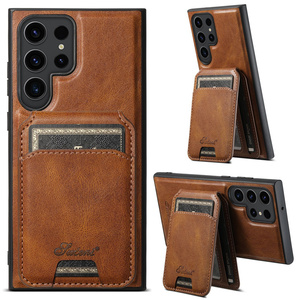 Étui de téléphone en cuir PU rétro 2-en-1 avec pochette magnétique détachable et support rabattable pour Samsung S26 S25 S24 S23 <span class=keywords><strong>S22</strong></span> Plus <span class=keywords><strong>Ultra</strong></span> - Product Image 1