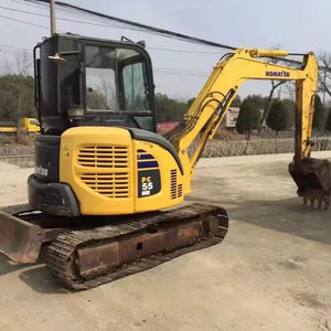 Mini-pelle d'occasion KOMATSU PC55 de 5.5 tonnes Bonne performance Bon prix Excavatrice d'occasion KOMATSU PC55 Japon Offre Spéciale - Product Image 1