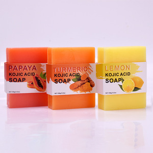 Savon artisanal parfumé sur mesure à la <span class=keywords><strong>papaye</strong></span>, au <span class=keywords><strong>citron</strong></span> <span class=keywords><strong>et</strong></span> au curcuma, vente directe d'usine - Product Image 2