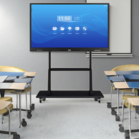 65 "75" 86 "98" Tableau blanc interactif intelligent à écran tactile électronique pour les écoles et les réunions