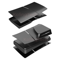 Neue Hartplastik-Ersatz-Frontplatten-Shell-Abdeckung für Playstation 5 Slim Console Plate Case für PS5 Slim
