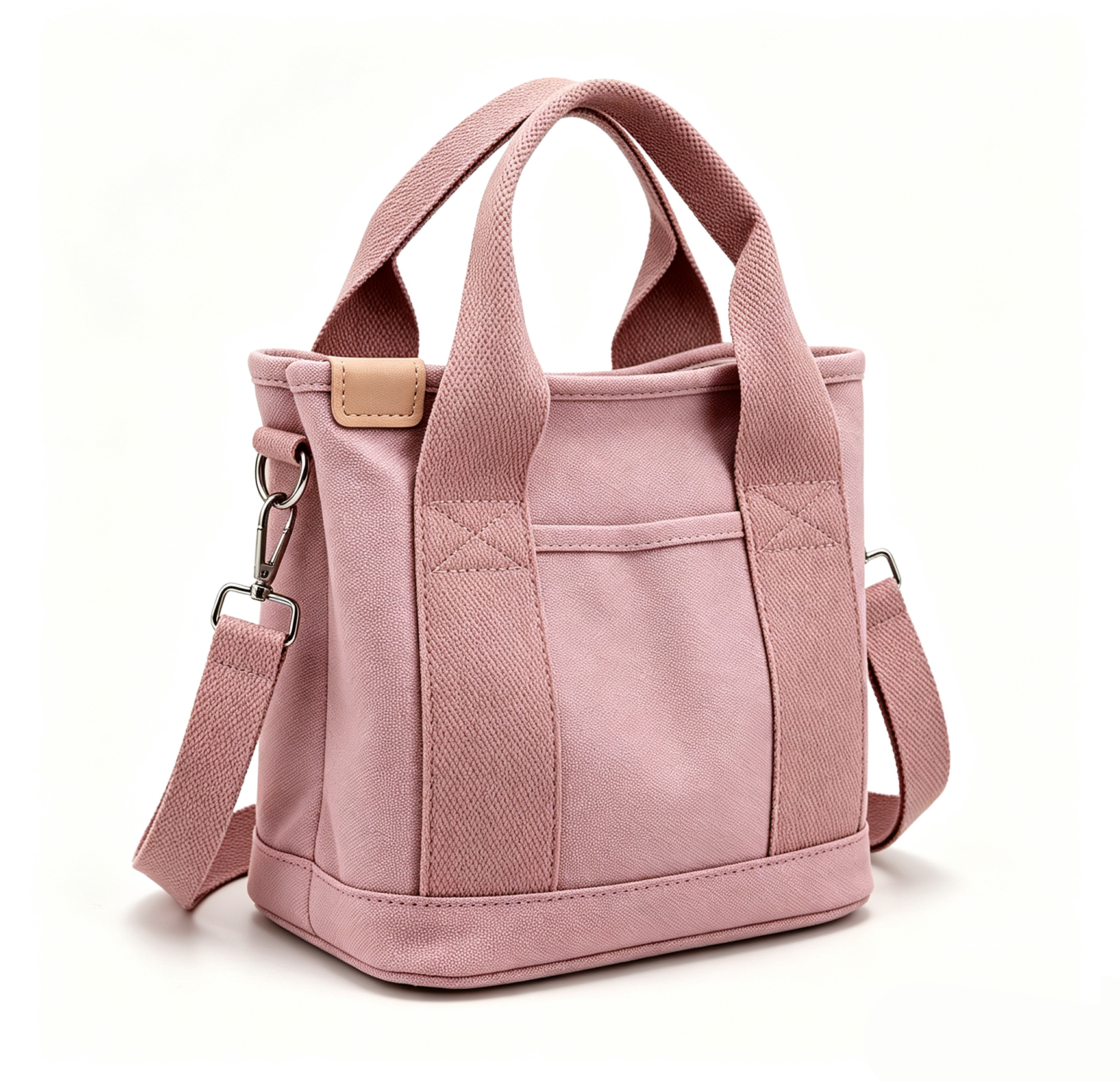 Canvas Bucket Crossbody Bag