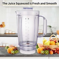 Pièces de rechange en gros pour blender en plastique de qualité alimentaire 1,6 L pour mixeur-presse-agrumes