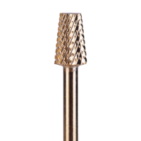 SHUANGJIA outil rotatif Durable professionnel universel deux voies coupe croisée flûte or carbure rotatif fraisage foret à ongles