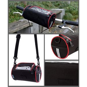 Panier de vélo BSCI avec sacoche de guidon et bandoulière pour vélos de croisière, VTT et vélos de route (modèle 2019) - Product Image 5