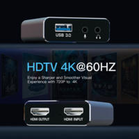 USB3.0 Live HDTV Video-Aufnahmekarte mit Typ-C-Ausgang Audio & Gaming Aufnahme Mobiltelefon-Aufnahmekarte 1080P