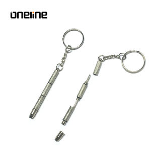 Thời trang mới dụng cụ cầm tay kính mát kính mini <span class=keywords><strong>Screwdriver</strong></span> 4 trong 1 với Keyring Bronze sửa chữa Kit - Product Image 1