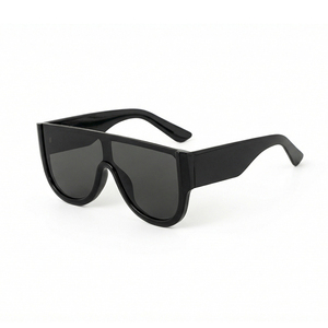 <span class=keywords><strong>Occhiali</strong></span> da Sole Oversize a Maschera 2026 Donna Uomo, Montatura Grande, Protezione UV400, Neri Tartarugati, Logo Personalizzabile - Product Image 4