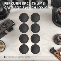 Tutup Thumb Stick untuk Joy-Con, Suku Cadang Pengganti Analog 3D, Set 8 Buah